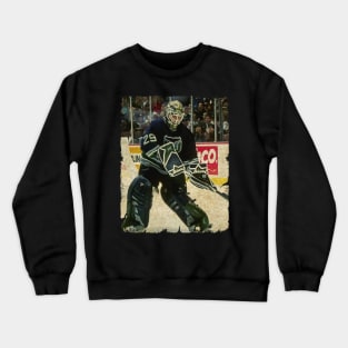 Jason Muzzatti, 1997 in Hartford Whalers (1 Shutouts) Crewneck Sweatshirt